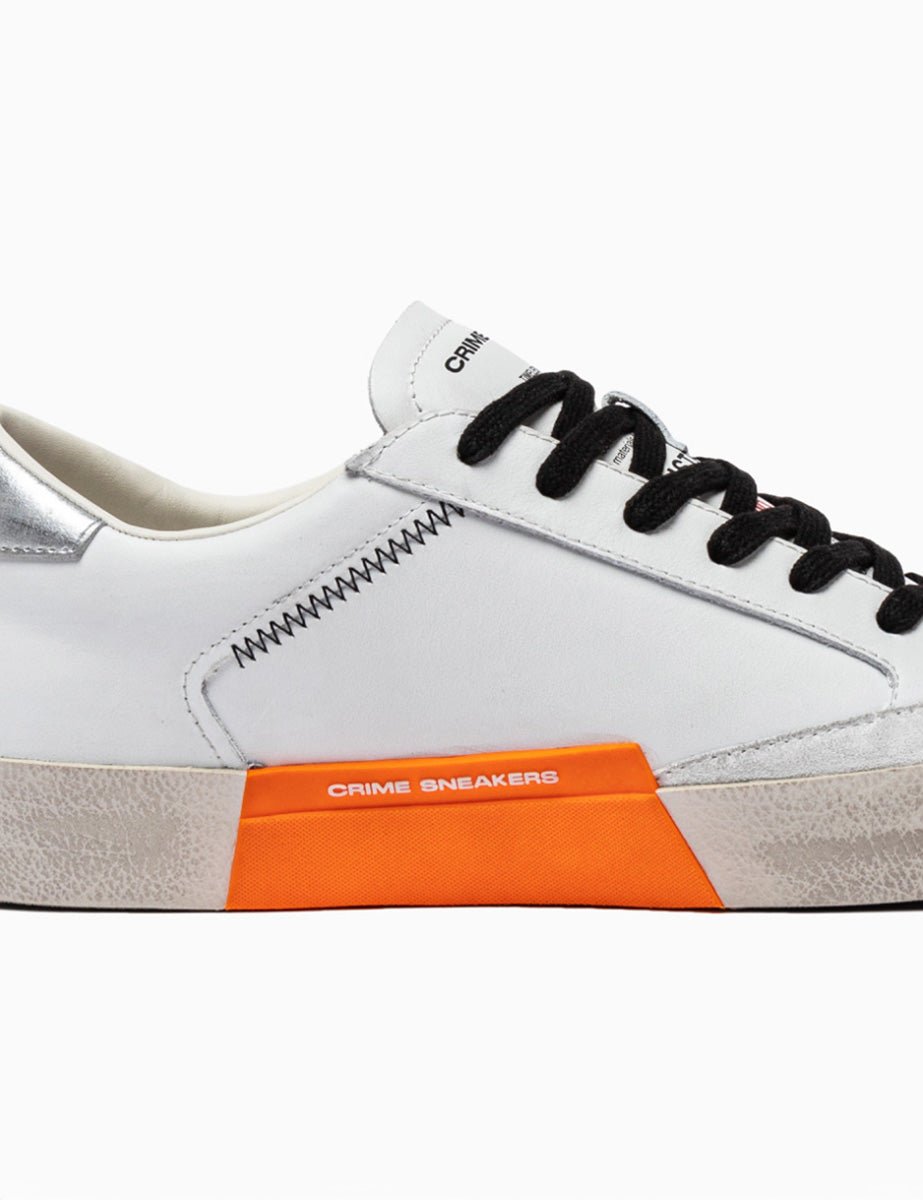 sneaker suola contrasto bianco - crime - sneaker