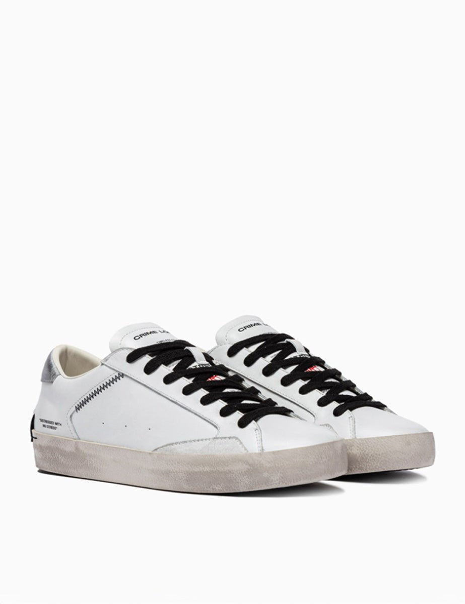 sneaker suola contrasto bianco - crime - sneaker