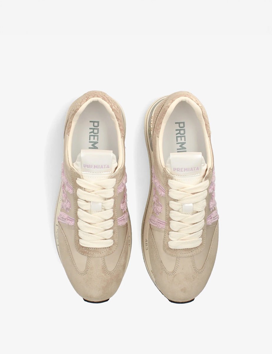 sneakers beth ecru rosa - premiata - sneaker