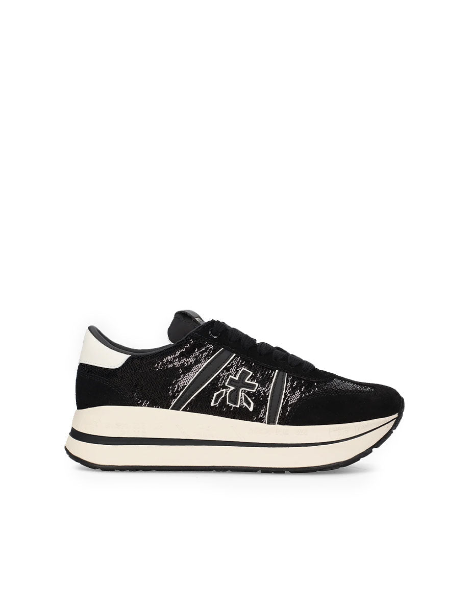 sneakers bethcoin 8504 nero - white premiata - sneaker