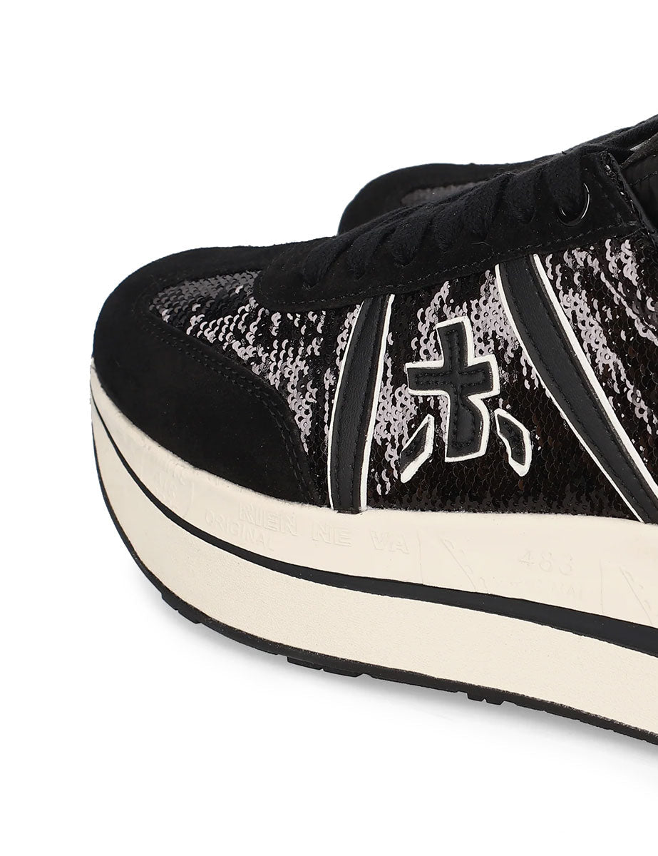 sneakers bethcoin 8504 nero - white premiata - sneaker