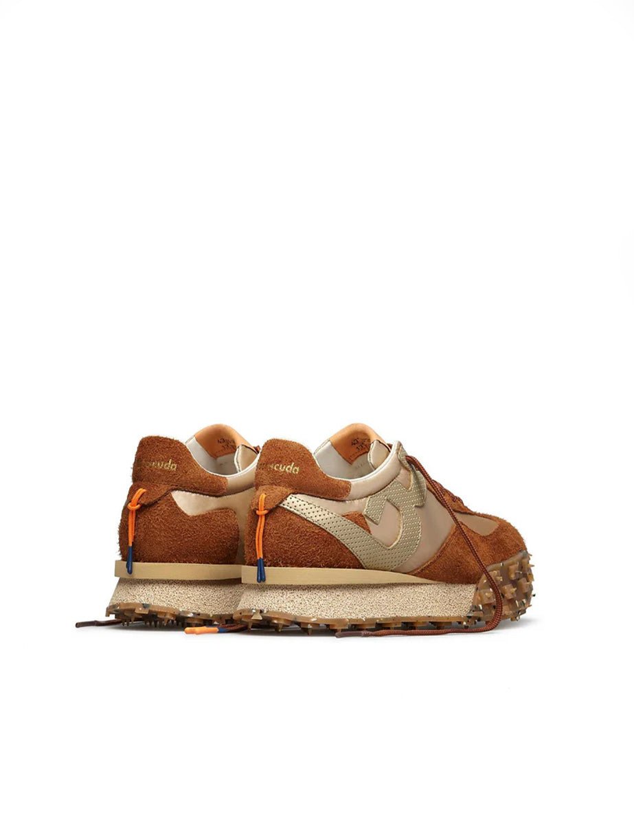sneakers camoscio beige platino - barracuda - sneaker