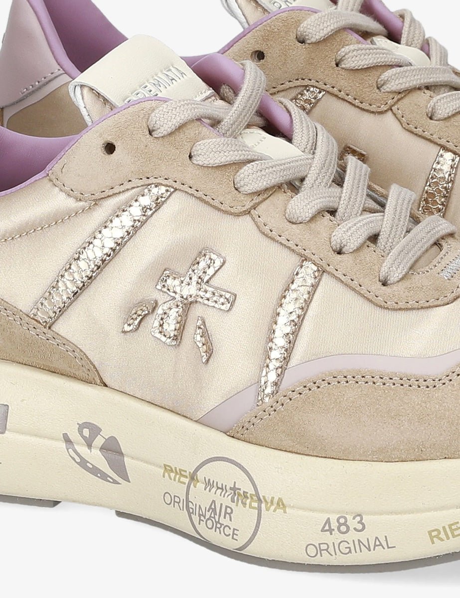 sneakers cassie ecru - premiata - sneaker