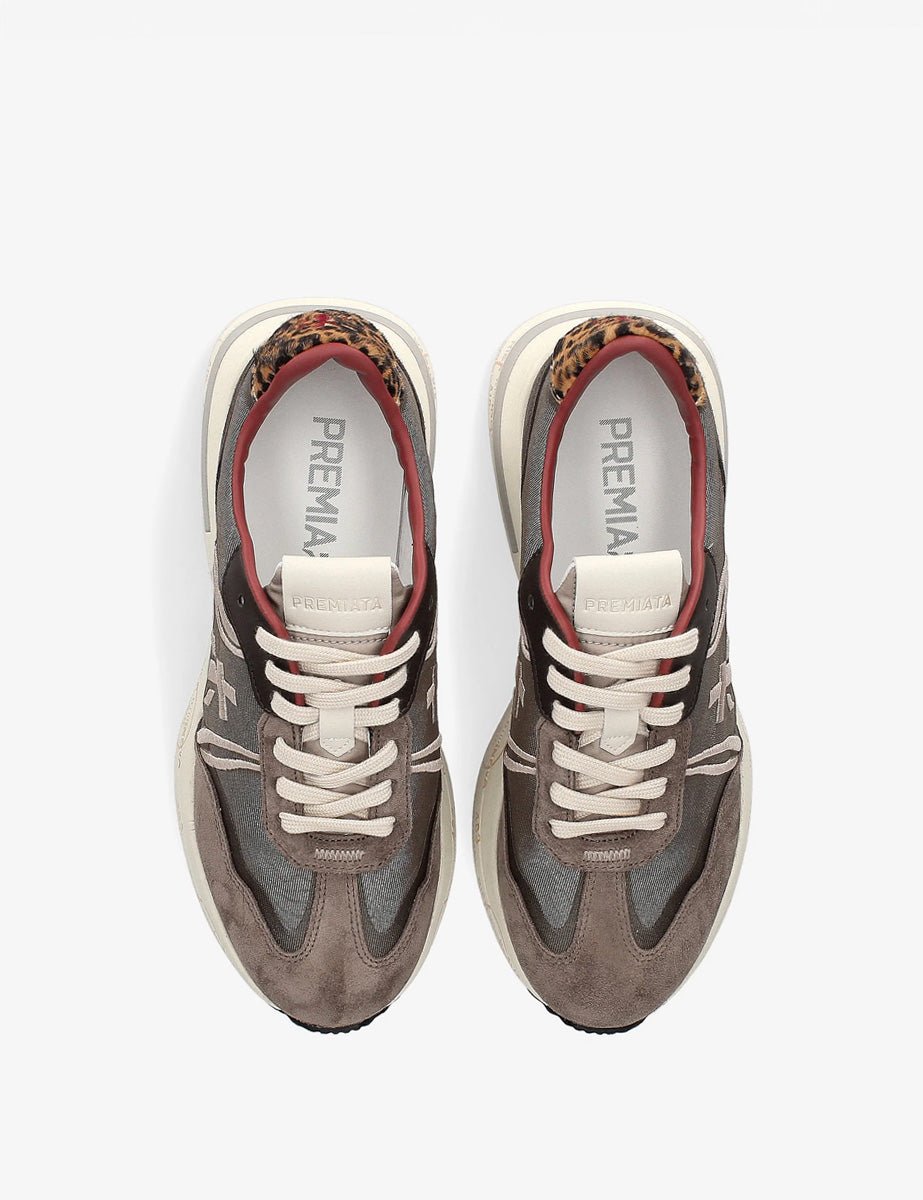 sneakers cassie marron glace - premiata - sneaker