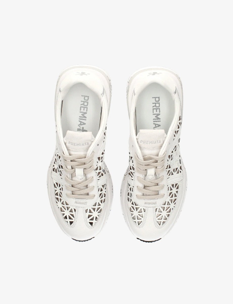sneakers cassie pelle bianco - white premiata - sneaker