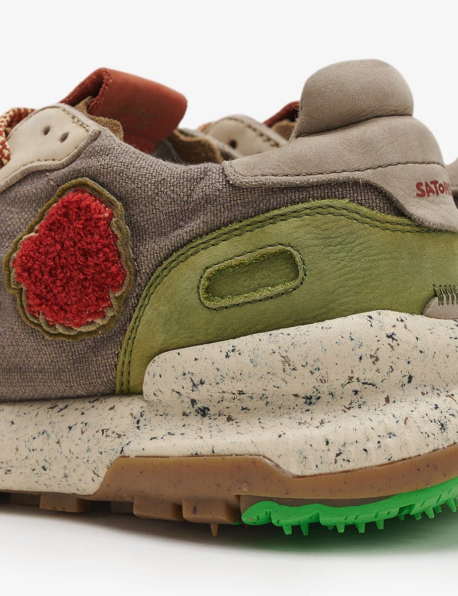 sneakers chacrona linen chestnut - satorisan - sneaker