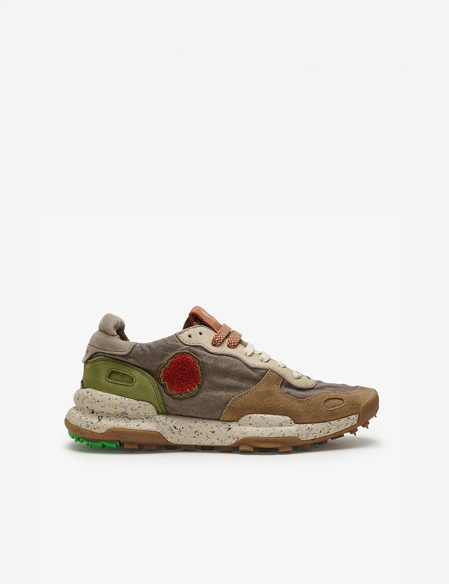 sneakers chacrona linen chestnut - satorisan - sneaker