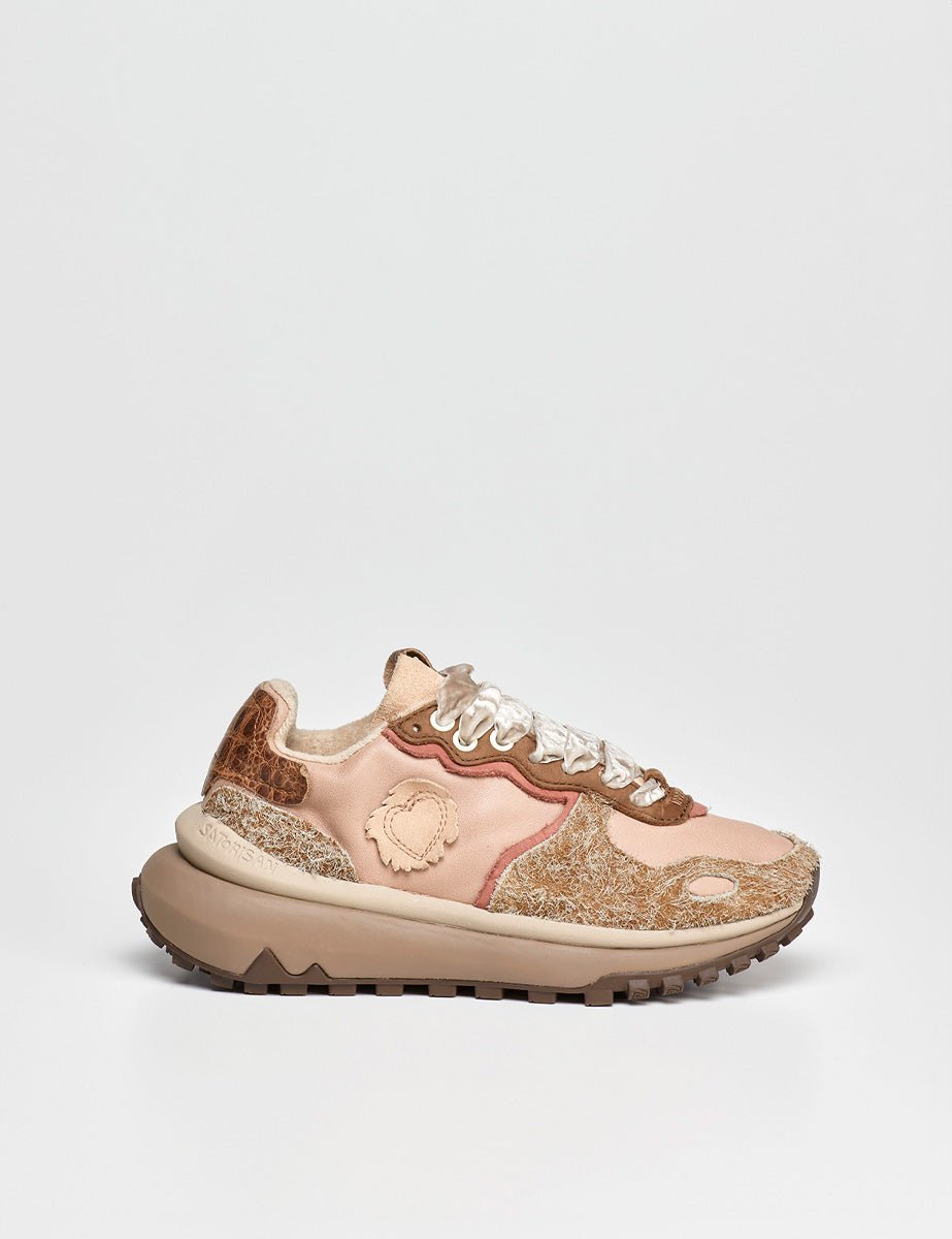 sneakers chacrona metta warm taupe - satorisan - sneaker