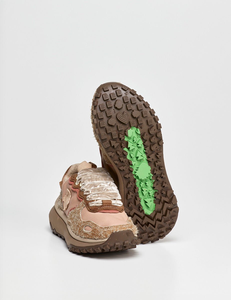 sneakers chacrona metta warm taupe - satorisan - sneaker