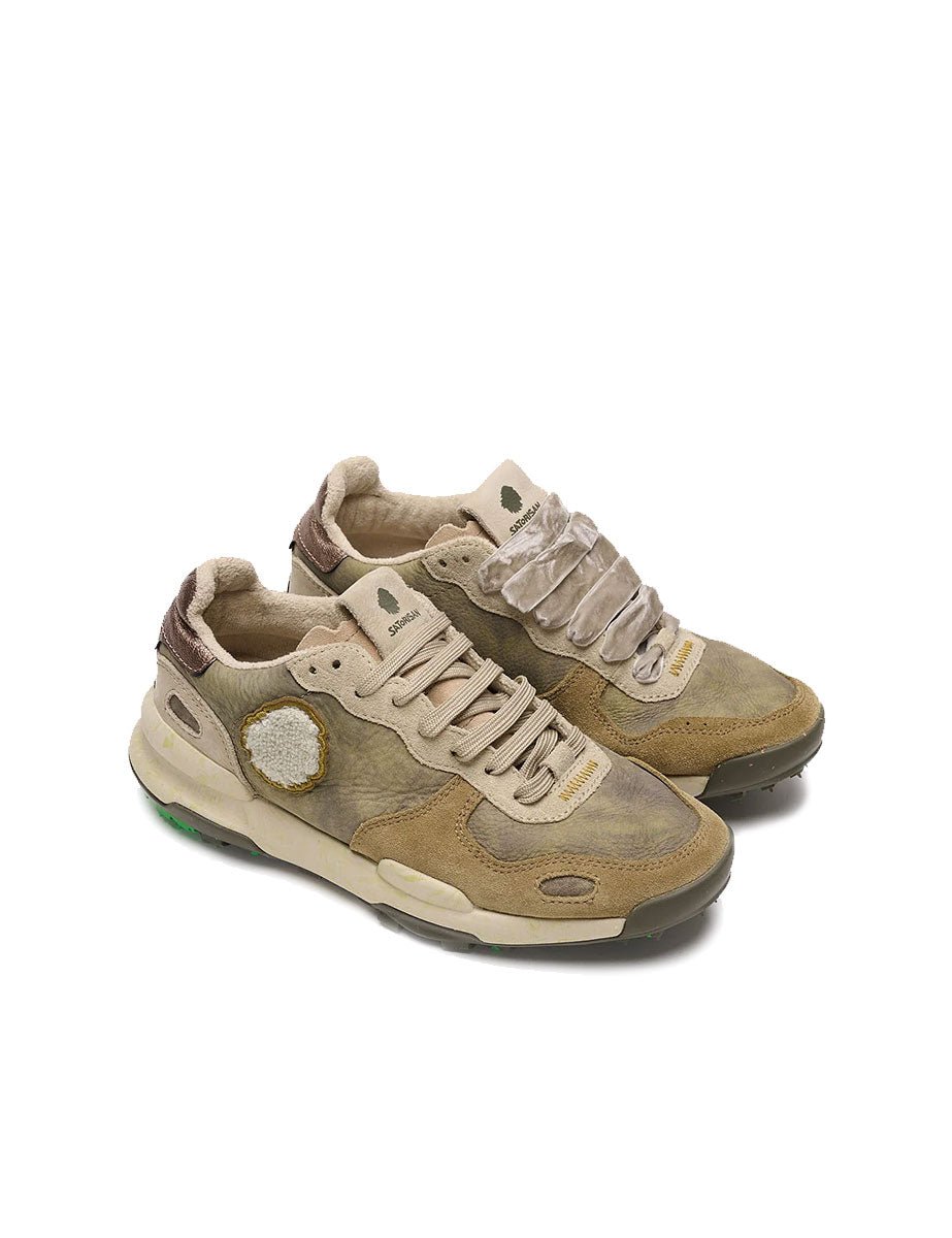 sneakers chacrona premium beige - satorisan - sneaker