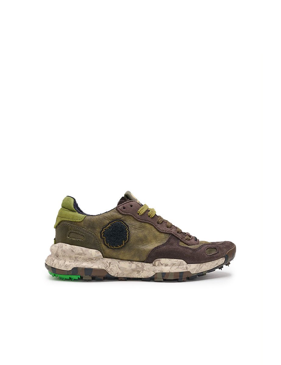 sneakers chacrona premium verde marrone - satorisan - sneaker