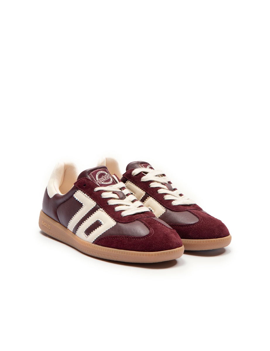 sneakers cloud pelle scamosciata bordeaux - back 70 - sneaker