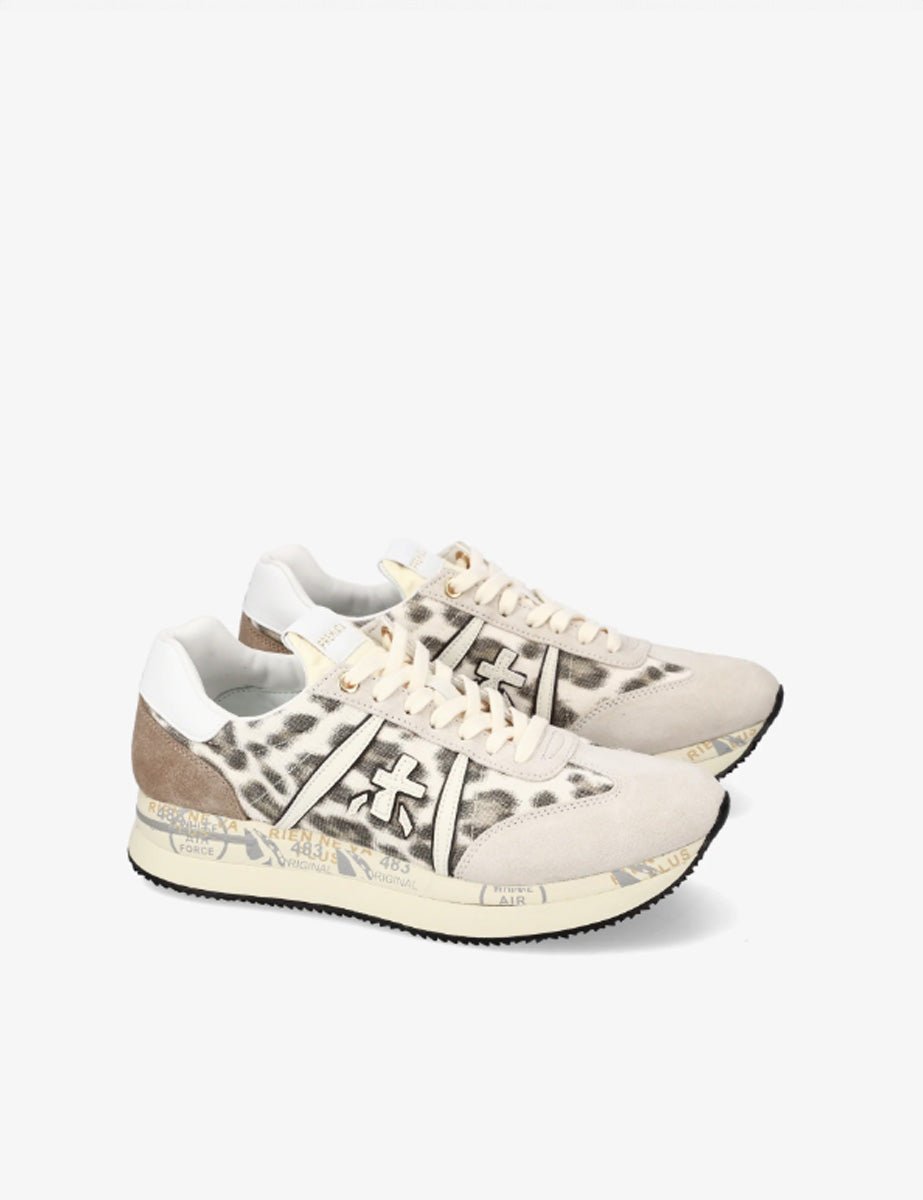 sneakers conny animalier - white premiata - sneaker