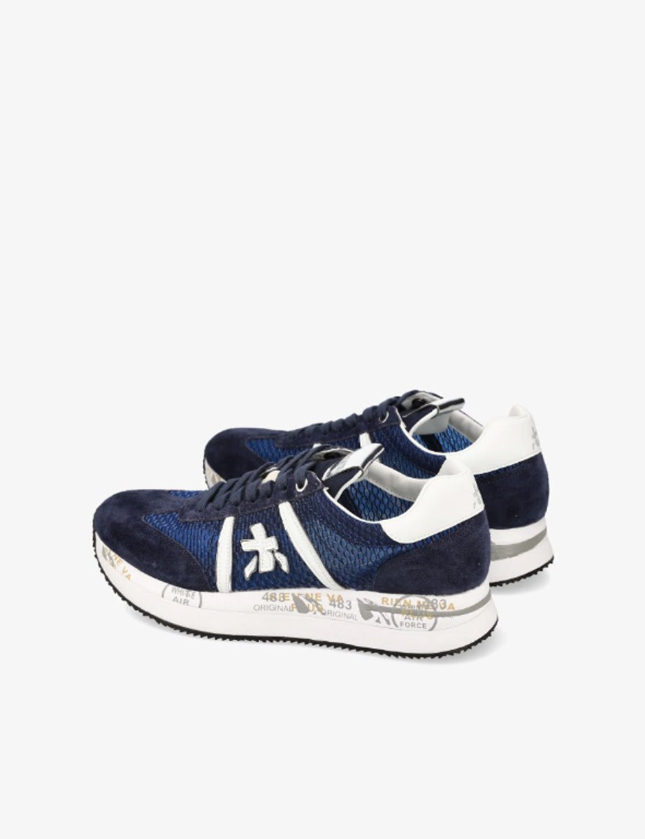 sneakers conny forata blu - white premiata - sneaker