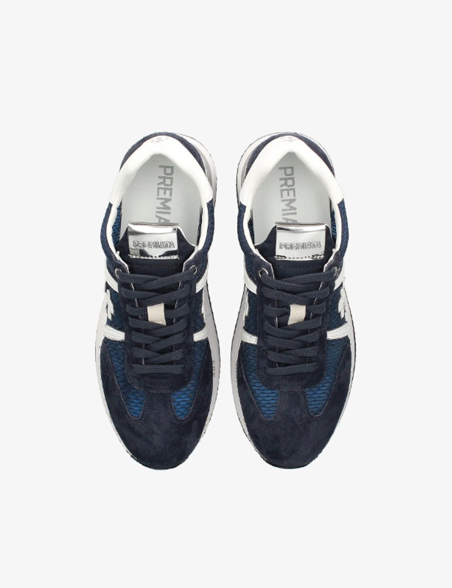 sneakers conny forata blu - white premiata - sneaker