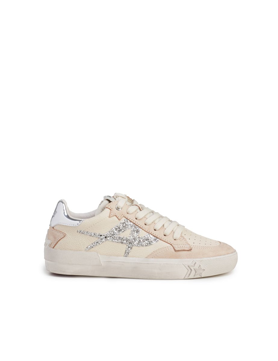 sneakers cuoio talc silver - ash - sneaker