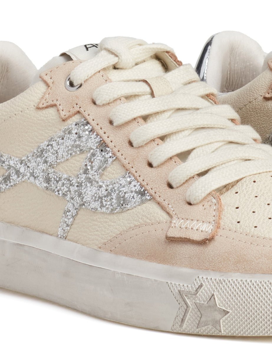 sneakers cuoio talc silver - ash - sneaker