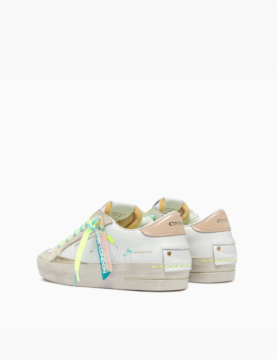 sneakers deluxe fluo bianco - crime - sneaker