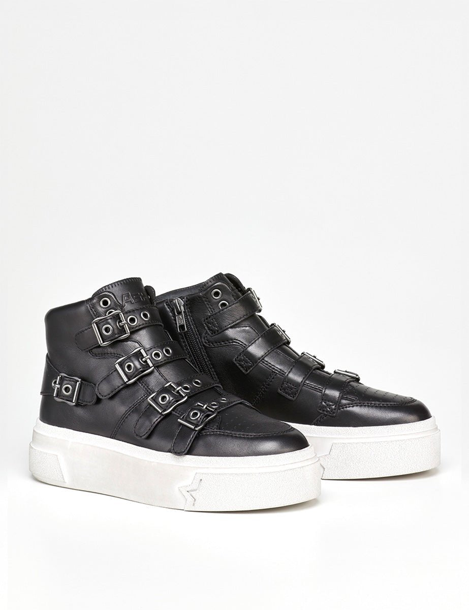 sneakers fibbia black - ash - sneaker