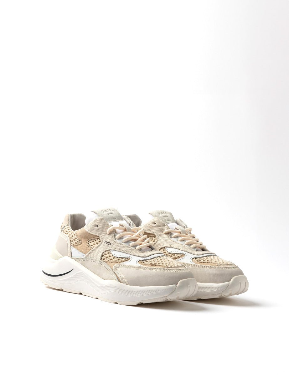 sneakers fuga net beige - date - sneaker