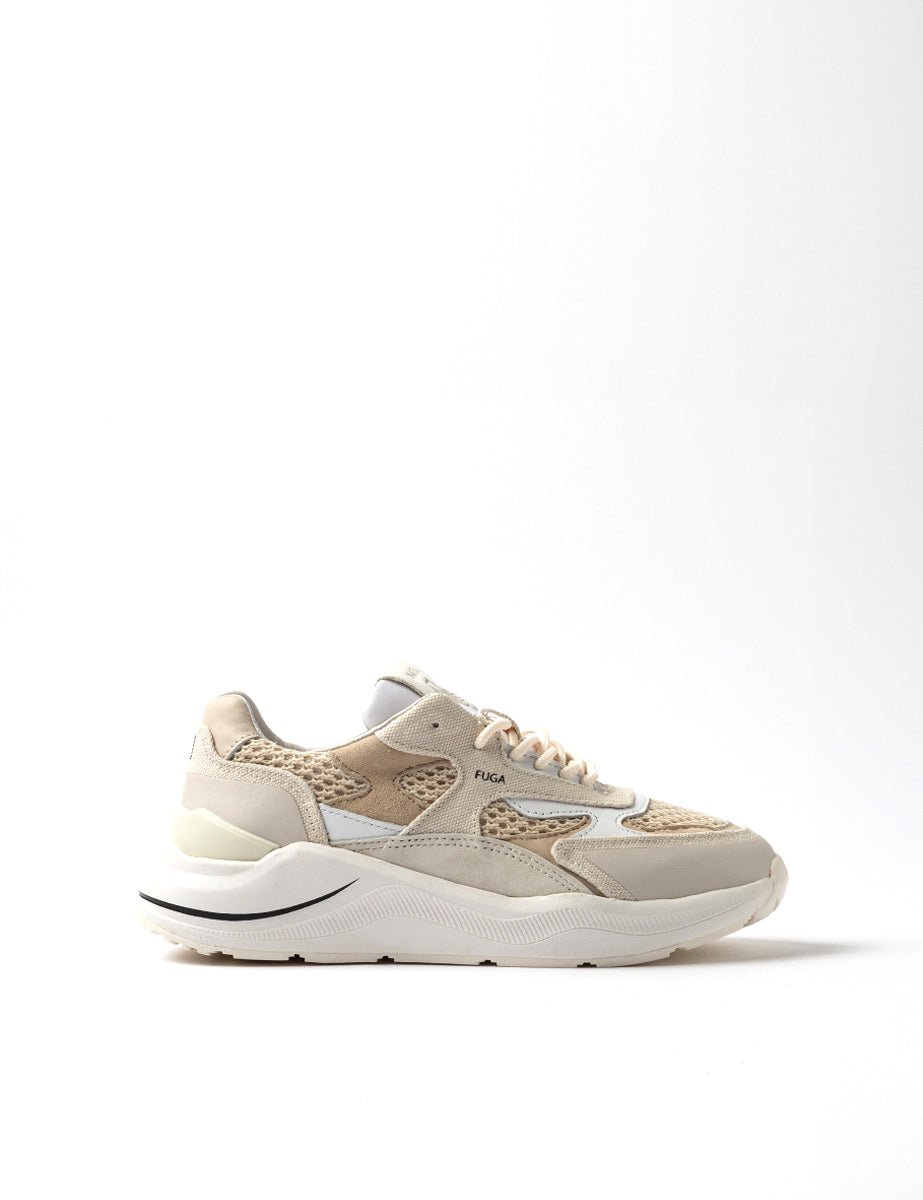 sneakers fuga net beige - date - sneaker