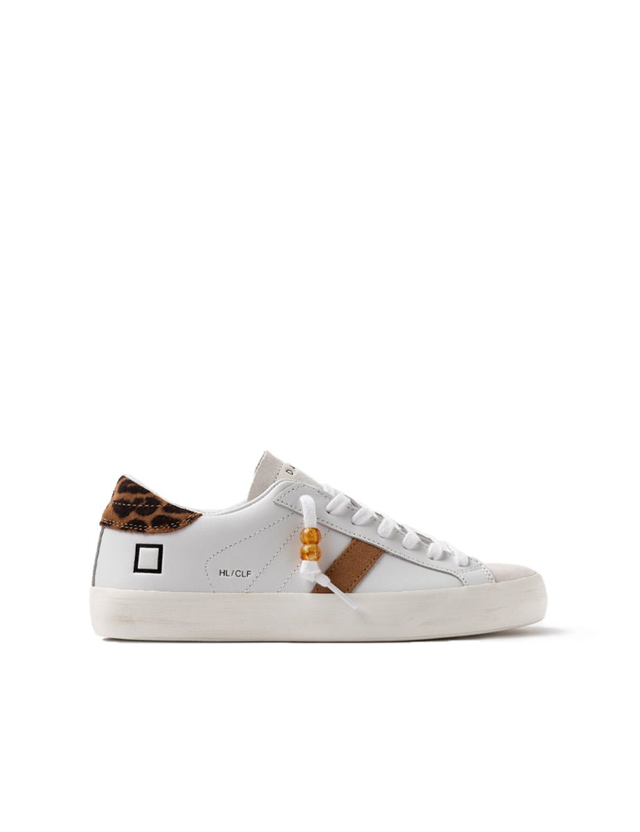 sneakers hill low calf white leopard - date - sneaker