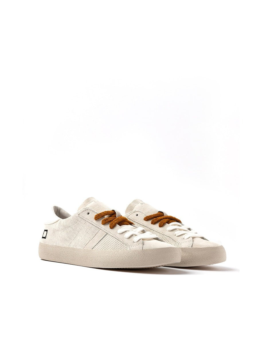 sneakers hill low perforated avorio - date - sneaker