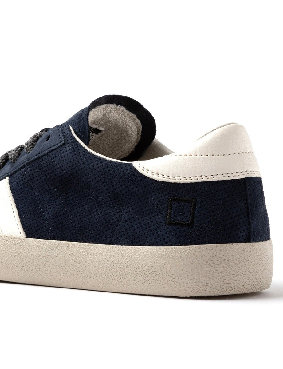 sneakers hill low perforated blue - date - sneaker