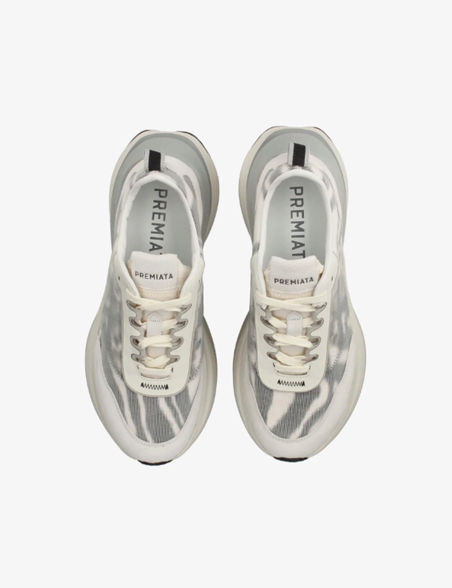 sneakers hill zebrato - white premiata - sneaker