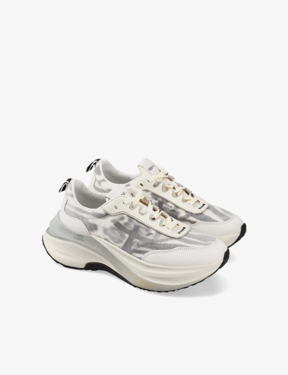 sneakers hill zebrato - white premiata - sneaker