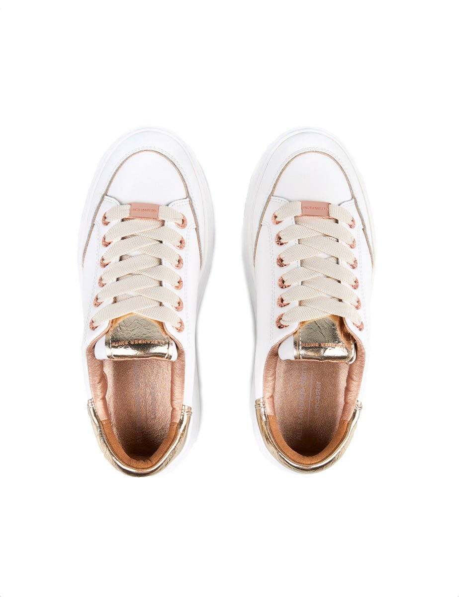 sneakers lancaster white light gold - alexander smith - sneaker