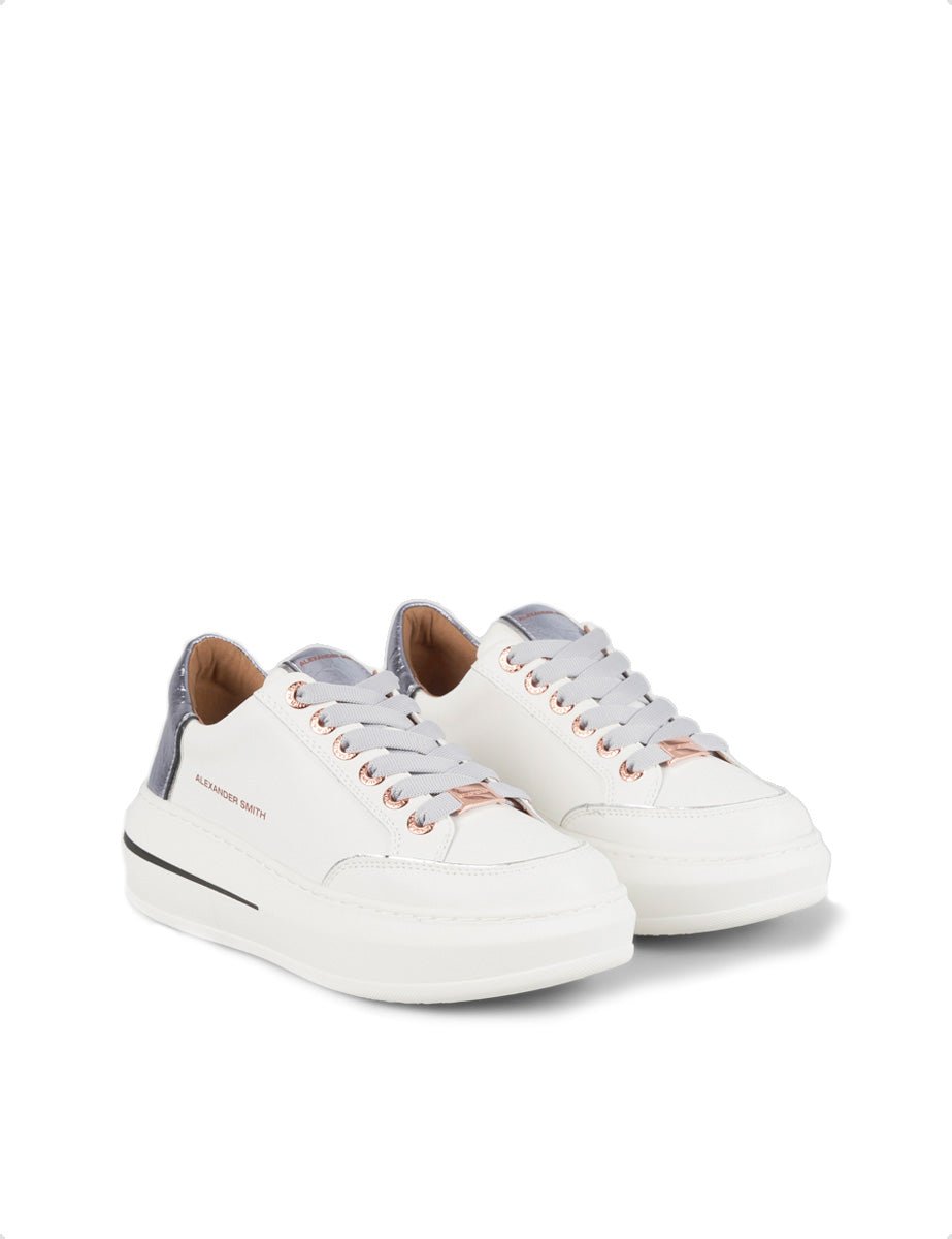 sneakers lancaster white silver - alexander smith - sneaker