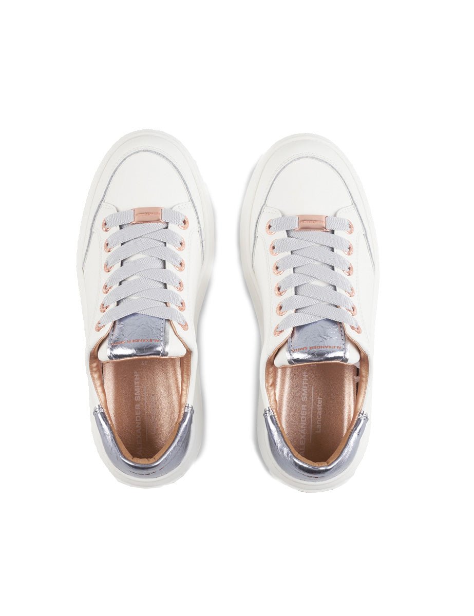 sneakers lancaster white silver - alexander smith - sneaker