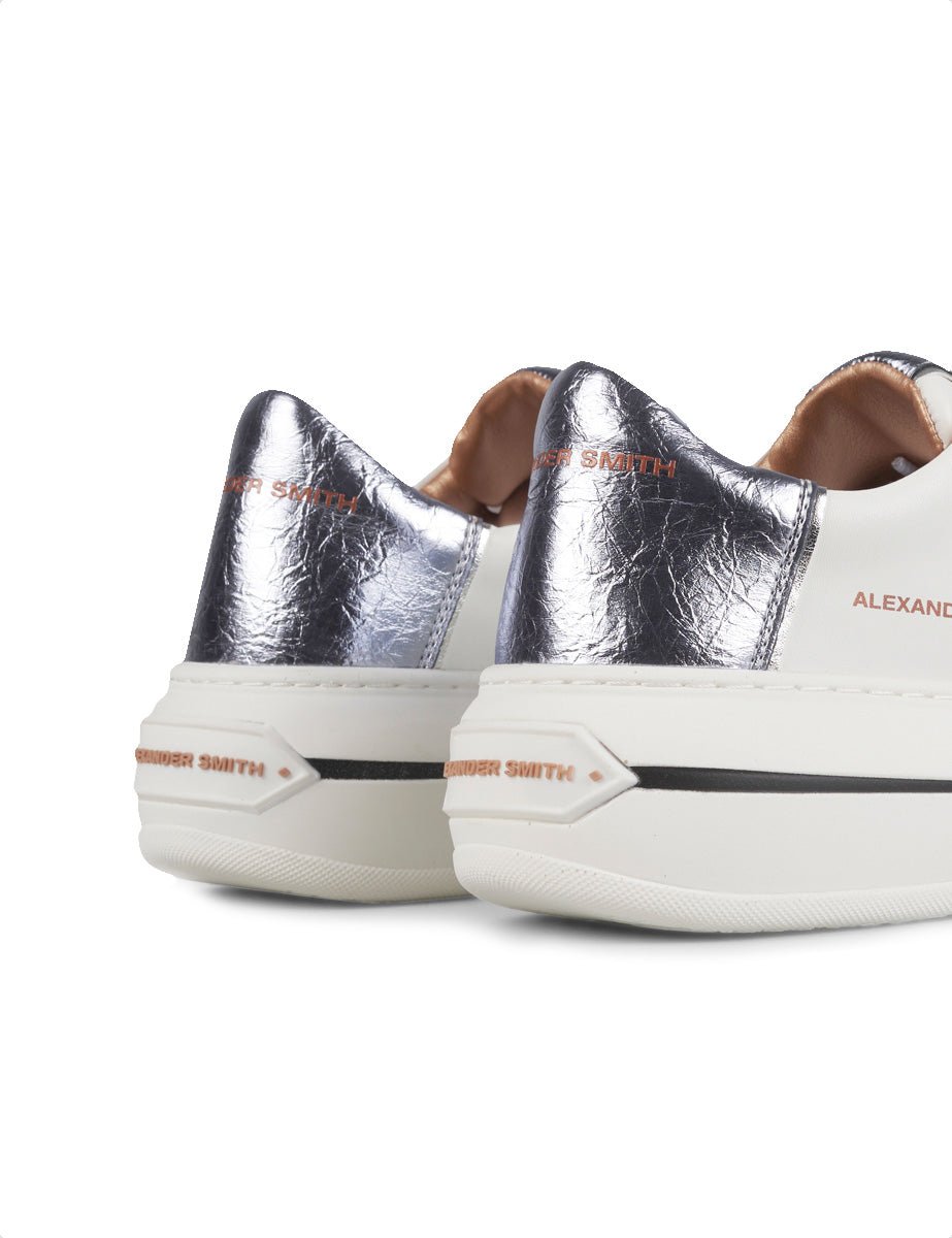 sneakers lancaster white silver - alexander smith - sneaker