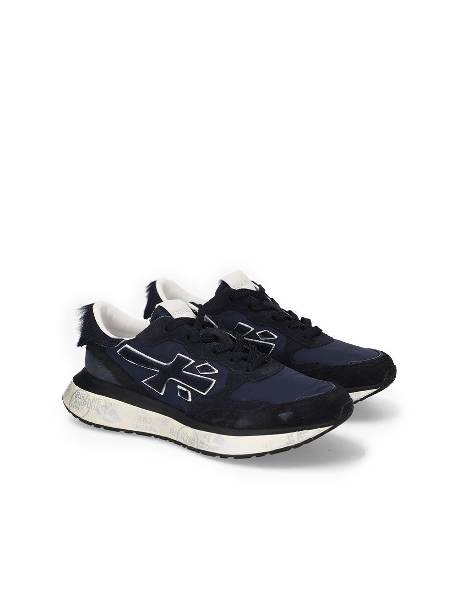 sneakers lauryn 8709 blu - white premiata - sneaker
