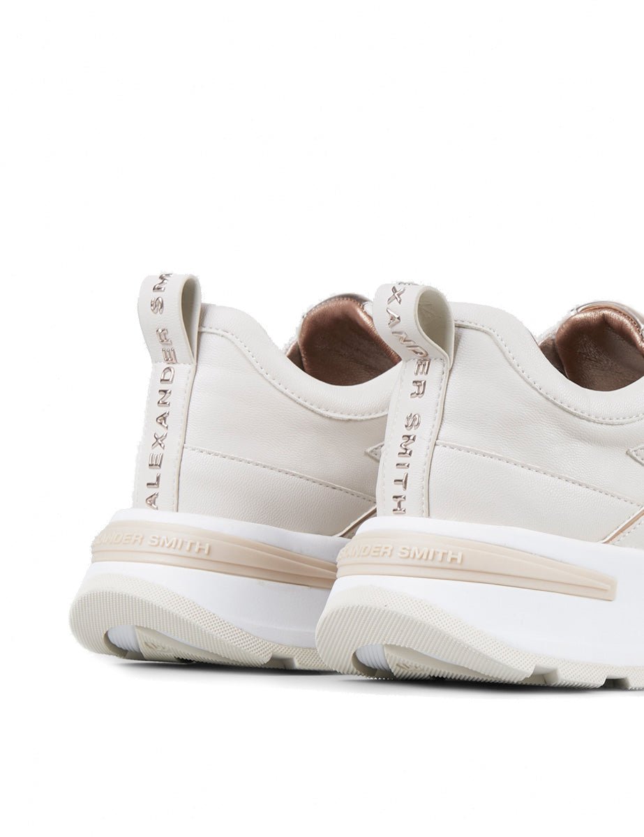 sneakers liverpool white light gold - alexander smith - sneaker