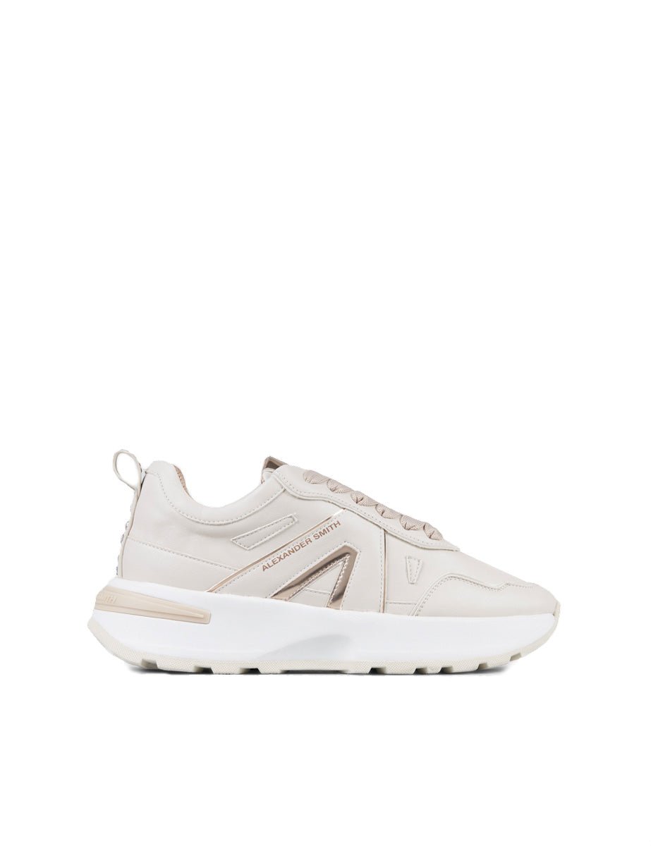 sneakers liverpool white light gold - alexander smith - sneaker