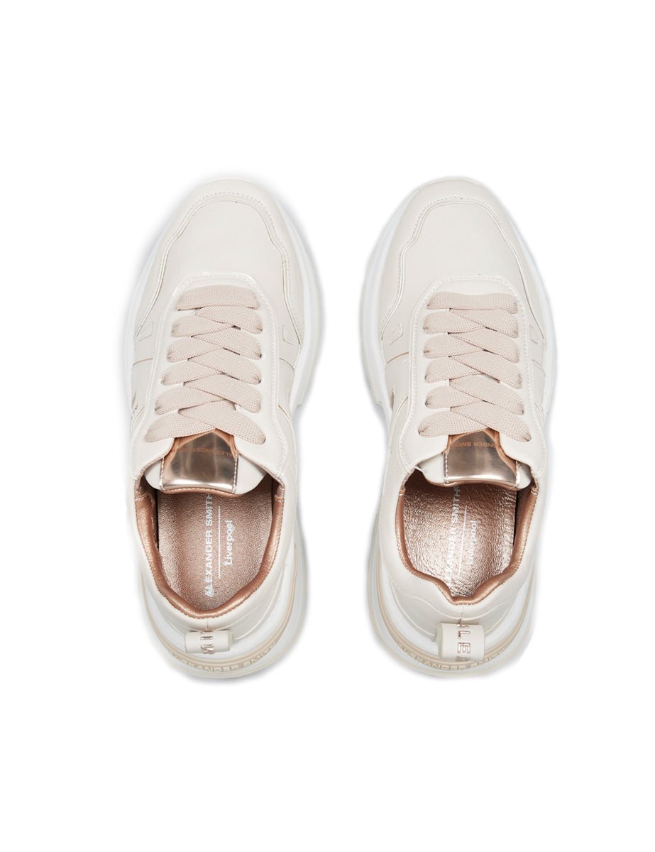 sneakers liverpool white light gold - alexander smith - sneaker