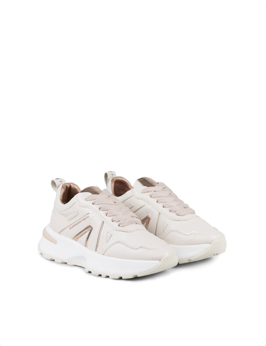sneakers liverpool white light gold - alexander smith - sneaker