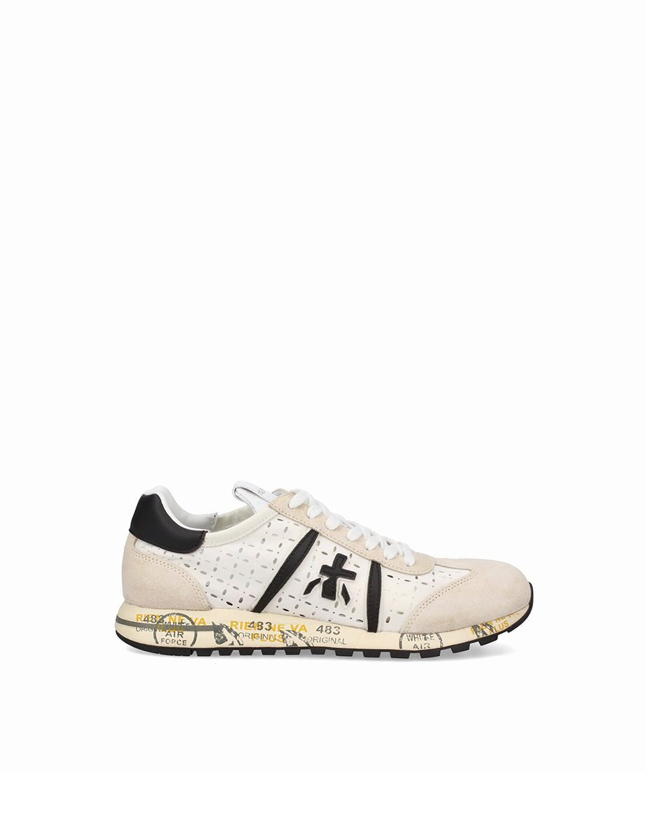 sneakers lucy bianco nero - white premiata - sneaker