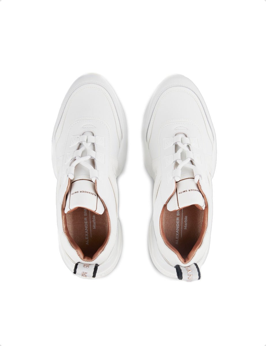 sneakers marble total white - alexander smith - sneaker