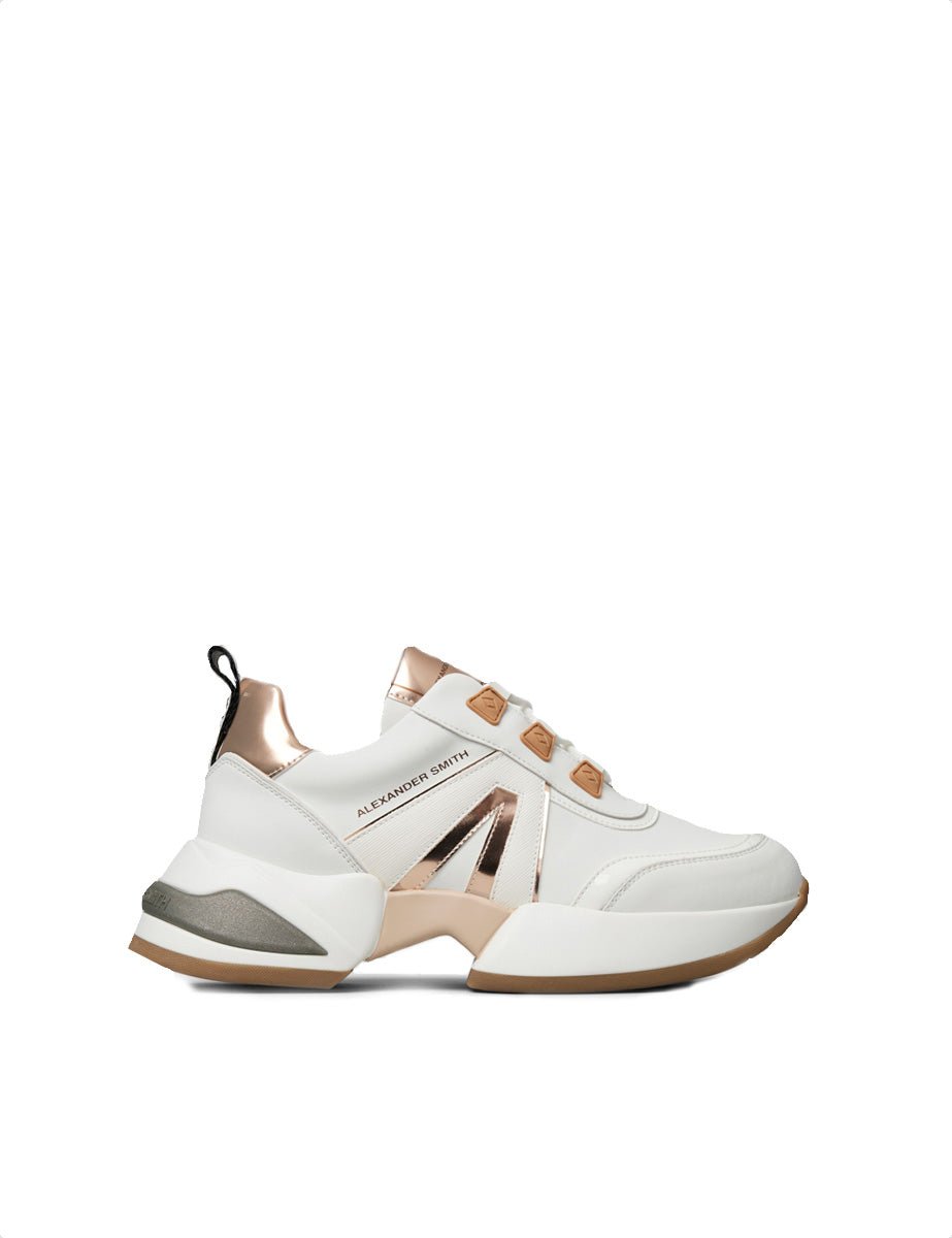 sneakers marble white copper - alexander smith - sneaker