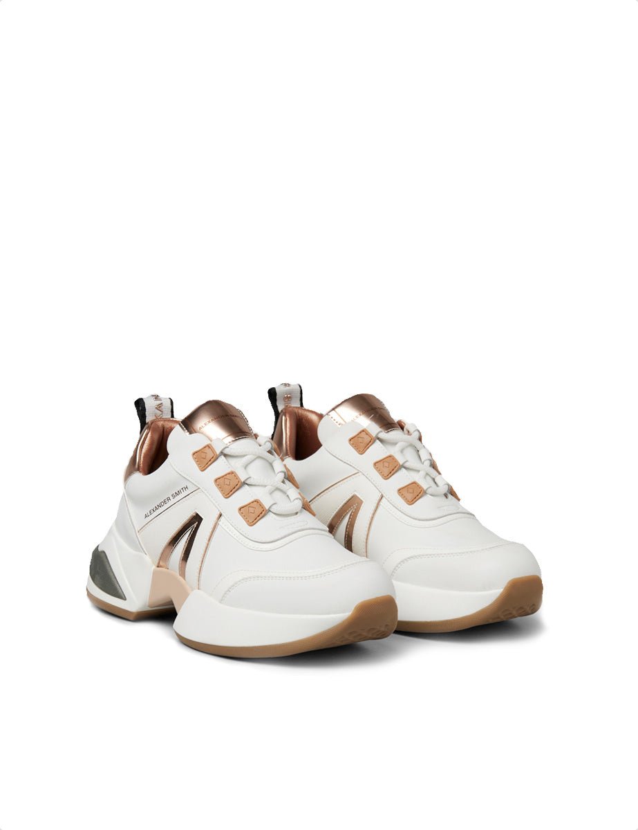 sneakers marble white copper - alexander smith - sneaker