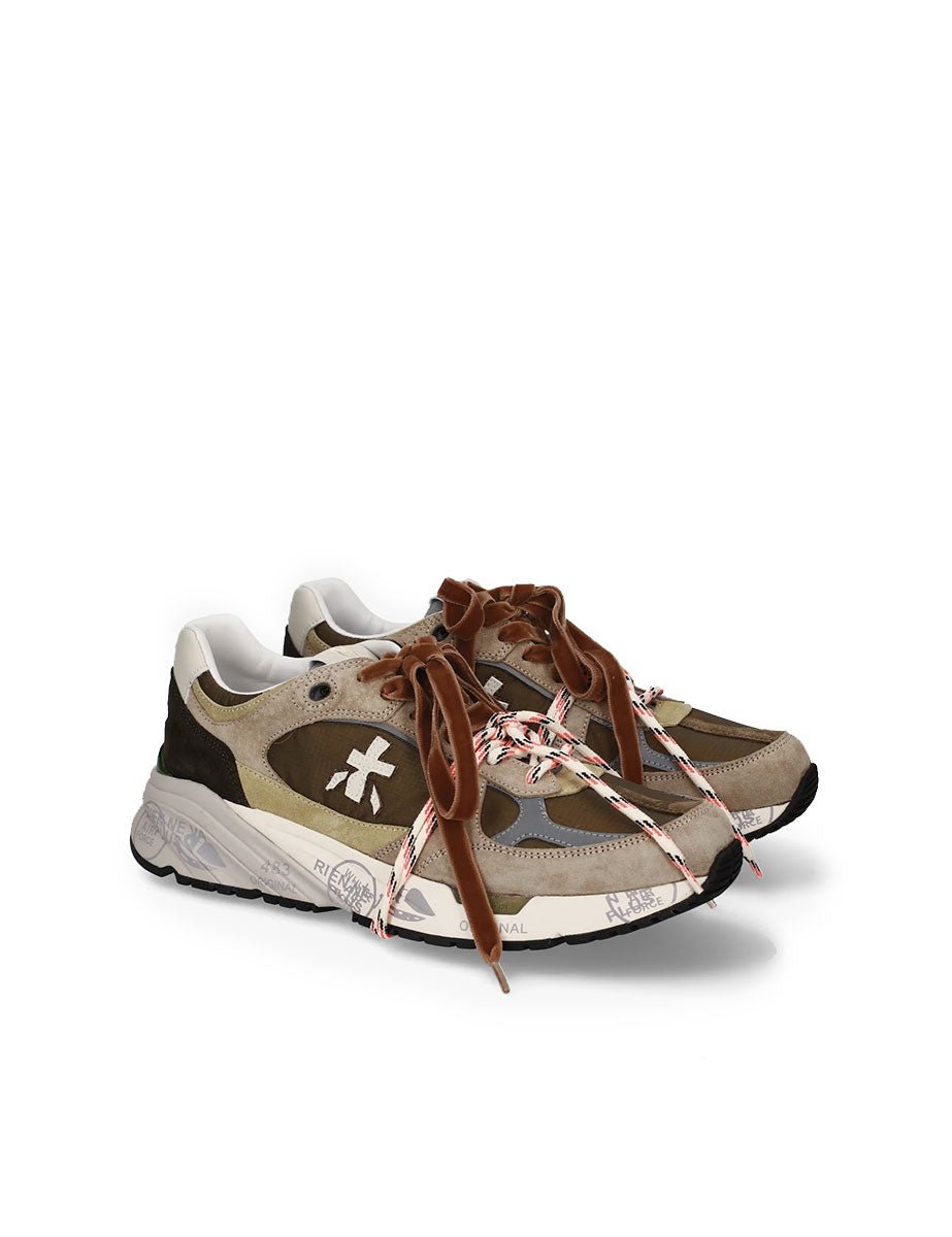 sneakers mase 8521l verde - white premiata - sneaker