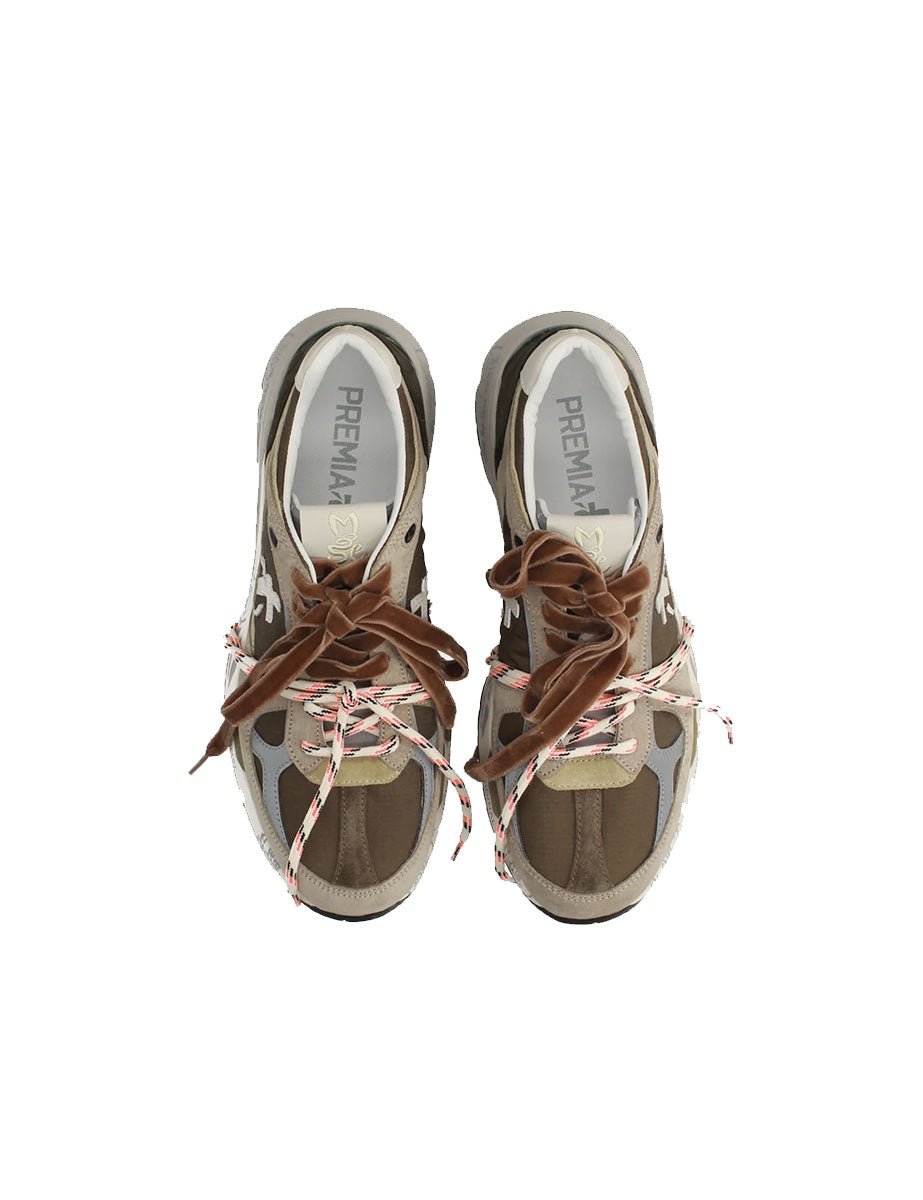sneakers mase 8521l verde - white premiata - sneaker