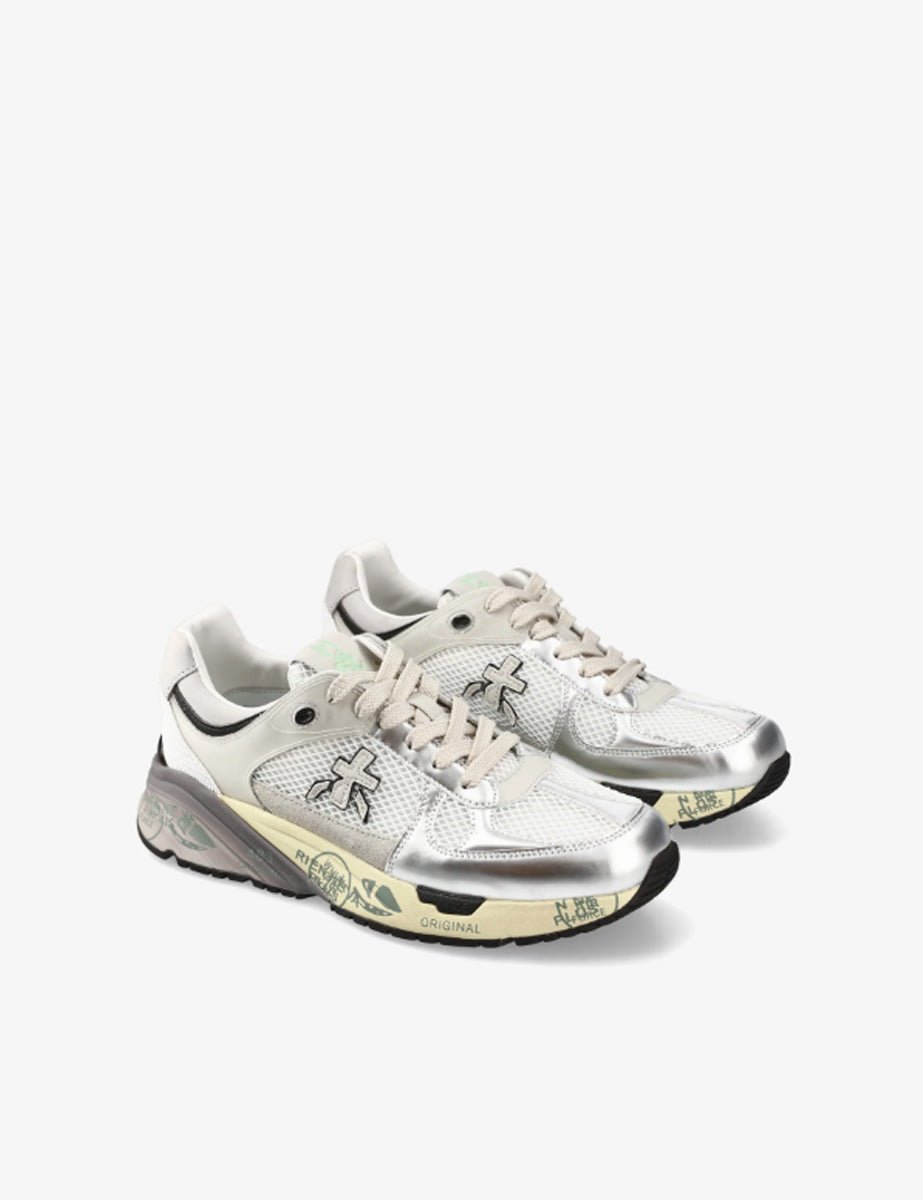 sneakers mase argento - white premiata - sneaker