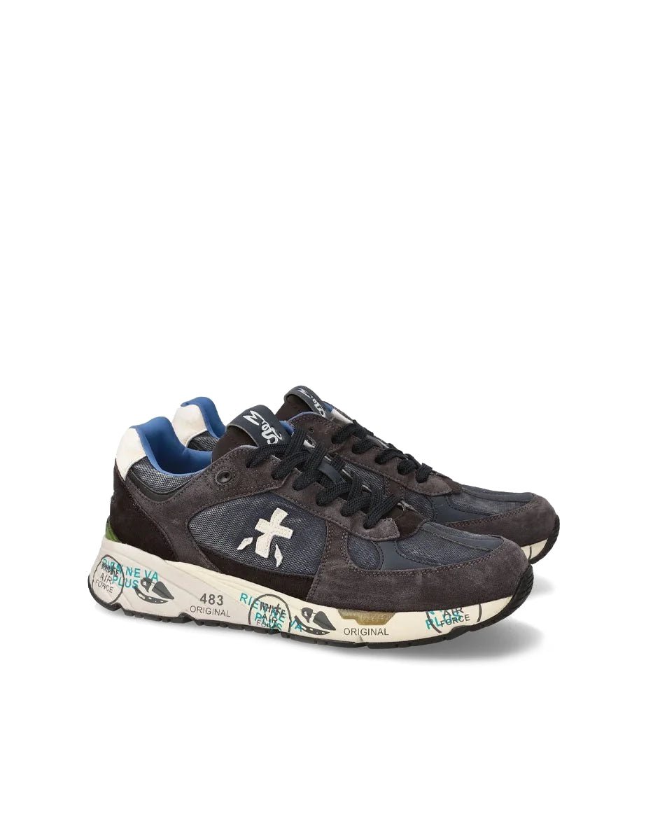 sneakers mase blu - white premiata - sneaker