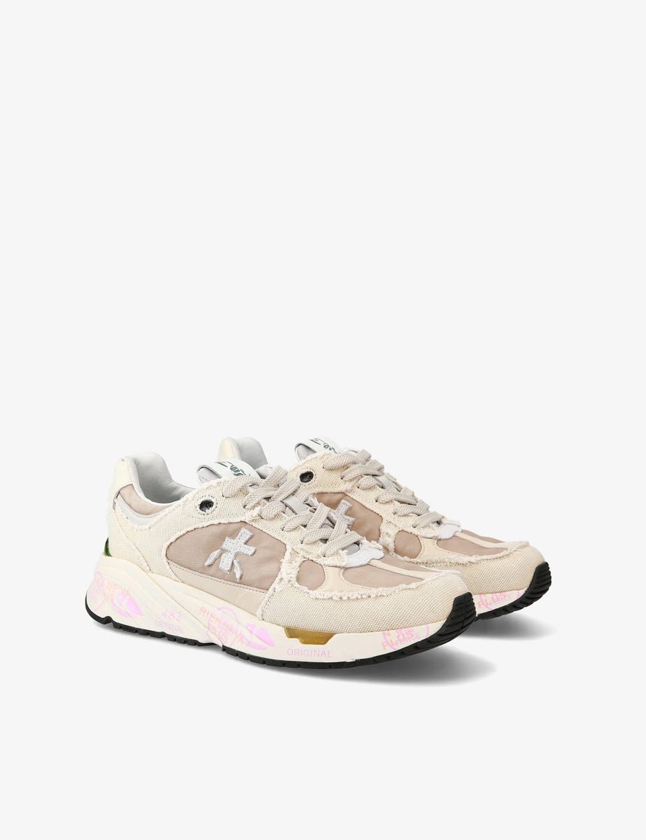 sneakers mase ecru - white premiata - sneaker