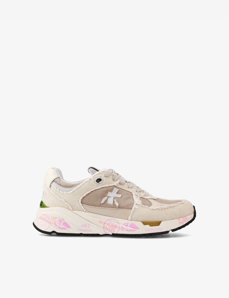 sneakers mase ecru - white premiata - sneaker