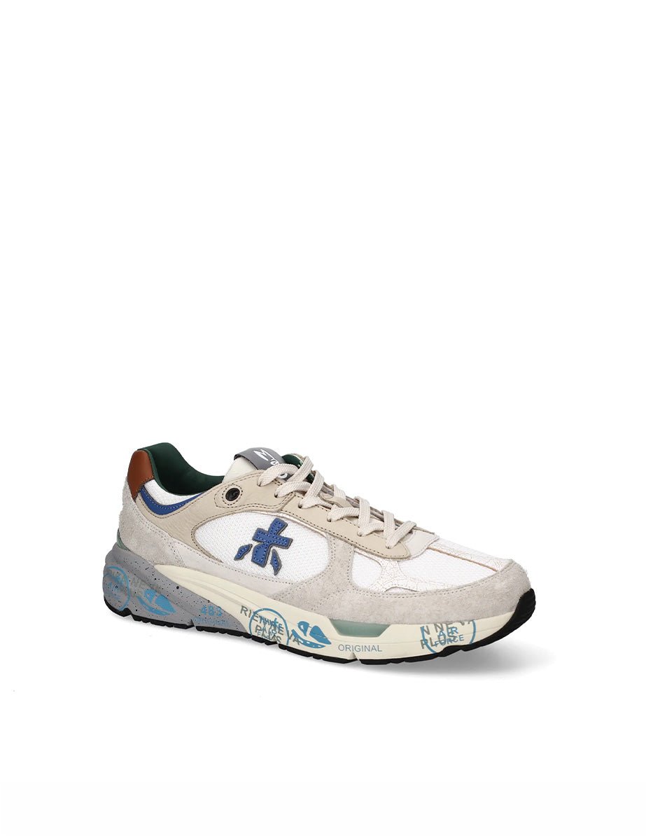 sneakers mase nylon beige - white premiata - sneaker